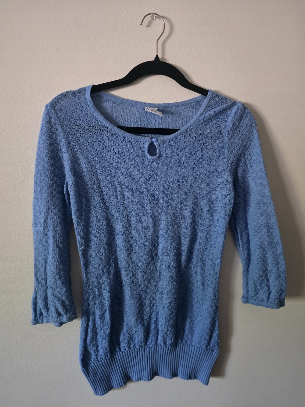 GAP Light Blue Knit Cardigan with Button Detail